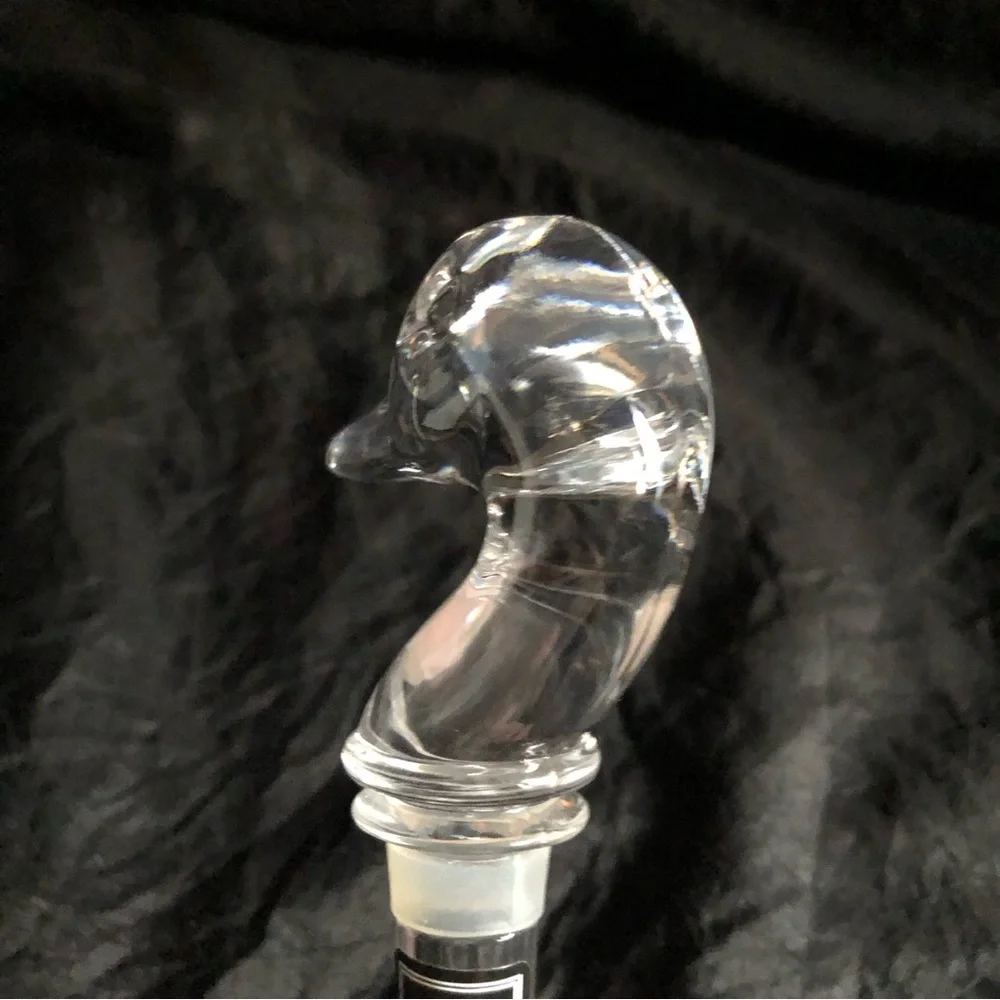 Vintage Mikasa Crystal Bottle Stopper - Mallard Duck - Picture 14 of 15
